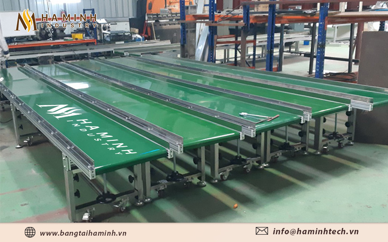 Sử dụng băng chuyền PVC giúp doanh nghiệp tiết kiệm tối đa chi phí