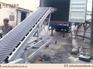 Băng tải cao su Gân V