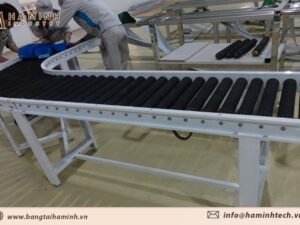 Băng tải con lăn bọc cao su