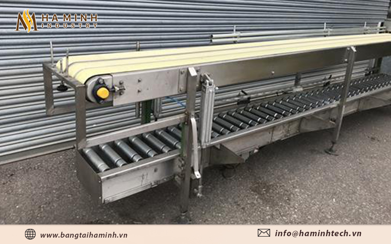 Băng tải con lăn 2 tầng được ứng dụng rộng rãi trong đời sống