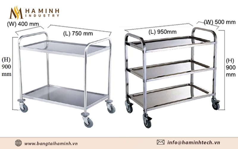 Công ty Hà Minh chuyên cung cấp xe đẩy hàng Inox uy tín, chất lượng