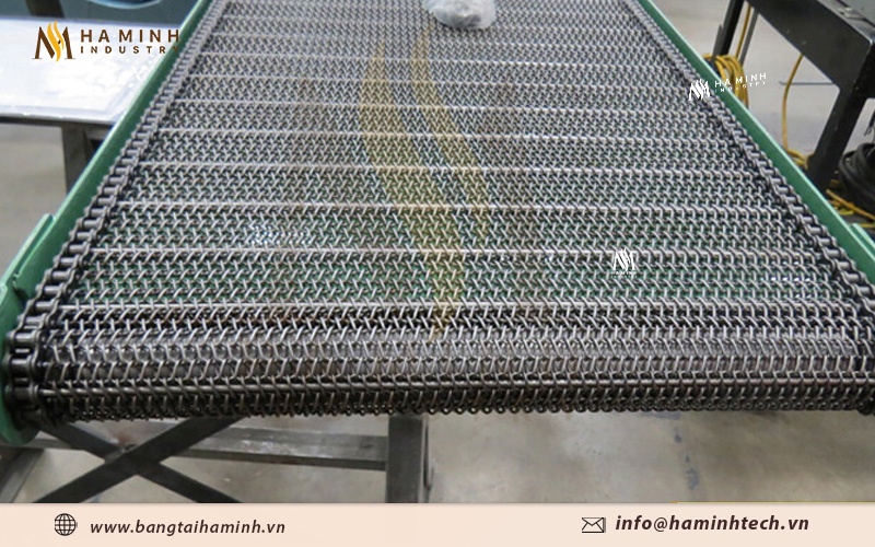 Lợi ích của băng tải lưới inox