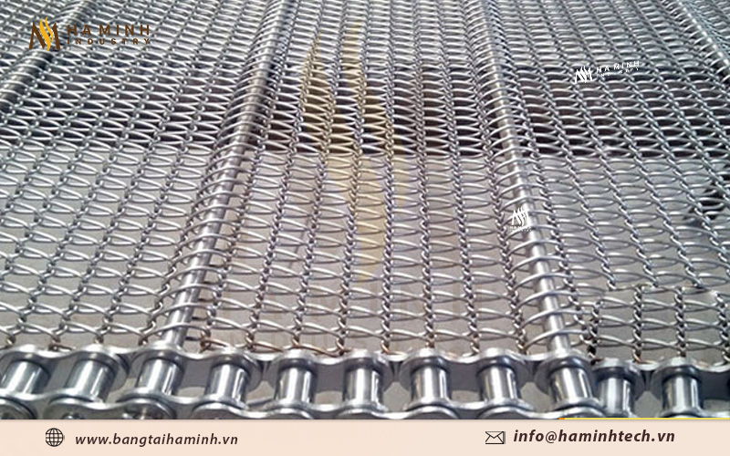 Các ứng dụng của băng tải lưới Inox