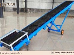 Băng tải cao su nâng hạ