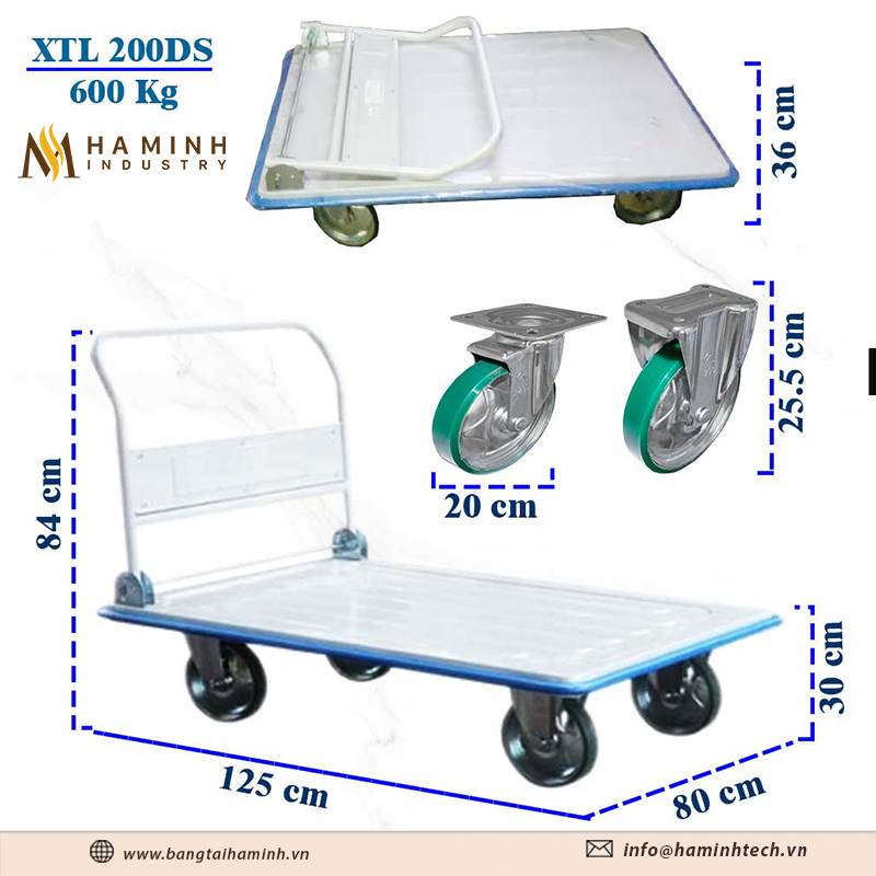 Cấu tạo xe đẩy công nghiệp