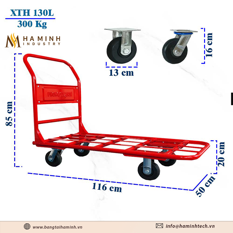 Cấu tạo xe đẩy công nghiệp