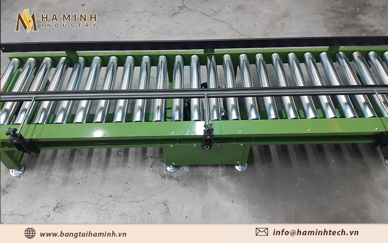 Con lăn sử dụng động cơ dễ dàng tháo lắp và di chuyển tới vị trí cần thiết