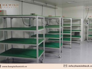 Xe đẩy linh kiện điện tử