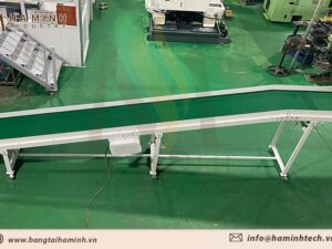 Băng tải PVC xanh nhám dày 5mm