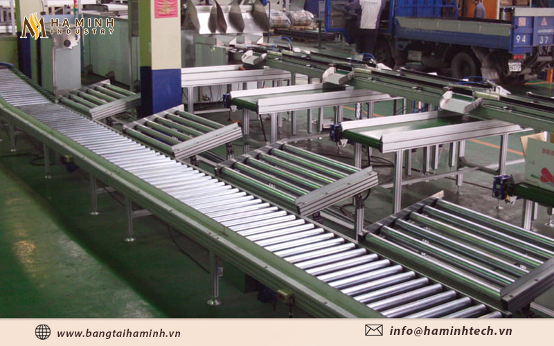 Băng tải chuyên phân loại sản phẩm hoạt động thông minh, bền bỉ