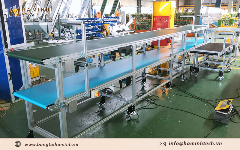 Băng tải đôi giúp nâng cao năng suất làm việc tối ưu