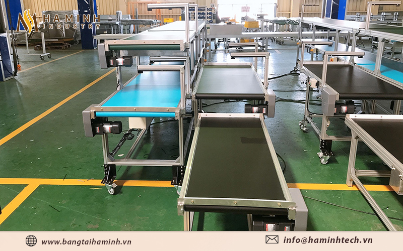 Băng tải nhiều tầng giúp tối ưu không gian và diện tích
