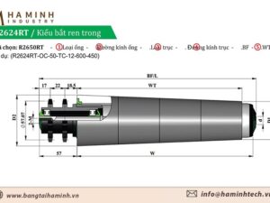 Cấu tạo con lăn nhông đôi nhựa
