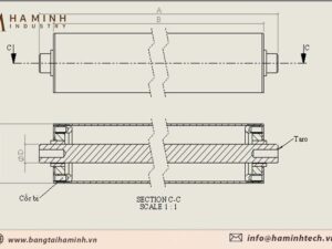 Thiết kế con lăn ép cốc bi