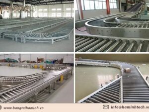 Con lăn nhông D89 được ứng dụng trong các hệ thống palletizer và băng tải